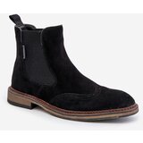 Big Star Suede Men's Ankle Boots Chelsea Big Star Black | Eponuda.ba