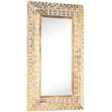  Ručno izrezbareno ogledalo 80 x 50 x 2,6 cm masivno drvo manga | shoptok.hr