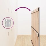  Zidno uzglavlje sivo 166x3x110 cm od masivne borovine | shoptok.hr