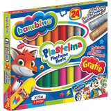Bambino šareni plastelin 24 boje Cijene