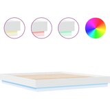  Okvir kreveta s LED svjetlima bijeli 180 x 200 cm | shoptok.hr