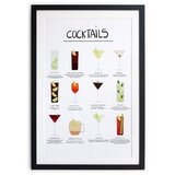 Really Nice Things Uokviren poster Cocktail, 65 x 45 cm Cijene