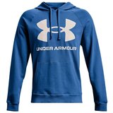 Under Armour Puloverji Rival Fleece Big Logo Hoodie Modra Cene