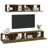  4-dijelni set TV ormarića boja dimljenog hrasta drveni | shoptok.hr