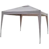 paviljon easy up (300 x 300 x 250 cm, svetlo siva/bež, uv 50+)