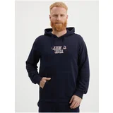 Guess Dark blue Mens Hoodie - Men