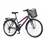 Explorer elite lady city bicikla sivo ljubi?asta Cene
