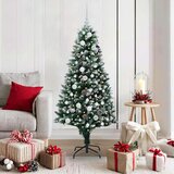vidaXL Umestno božično drevo Zelena 150 cm PVC, jeklo in plastika | Shoptok.si