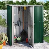  Vrtna kućica Zelena 180,5x97x209,5 cm Pocinčani čelik | shoptok.hr