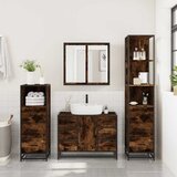 4-dijelni set kupaonskog namještaja boja hrasta drveni | shoptok.hr