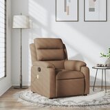  Masažni naslonjač od tkanine smeđi | shoptok.hr