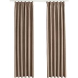 Furnova Zatemnitvene zavese z obešali 2 kosa taupe 140x245 cm, (21918499) | Shoptok.si