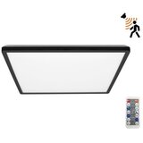  LED kupatilsko svetlo sa senzorom NIVERA LED/18W/230V IP54 30x30 cm crno + daljinski upravljač | Eponuda.com