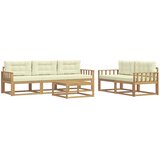  Set vanjskih sofa 6 kom. Bijela i krem | shoptok.hr
