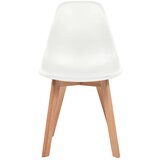 Furnova Jedilni stoli 6 kosov bela plastika, (21950239) | Shoptok.si