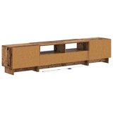  5-dijelni LED TV ormarić Staro drvo Konstruirano drvo - Staro drvo 100 cm | shoptok.hr