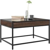  Stolić s beskonačnim LED svjetlima boja hrasta 70x50x41 cm | Eponuda.com