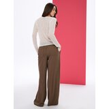 Sinsay Palazzo hlače s mješavinom viskoze | shoptok.hr
