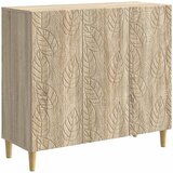 vidaXL Strani šal Sonoma hrast 89 x 34,5 x 80 cm Inženirski les, (5000253200) | Shoptok.si