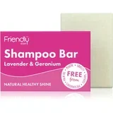 Natural Shampoo Bar Lavender & Geranium naravno milo za lase 95 g