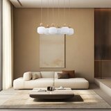  Luster BALLO na sajli, 6xE14/10W/230V, bež Slike