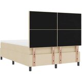 Box Postelja z vzmetnico in LED krem 140x190 cm Tkanina, (22067111) | Shoptok.si