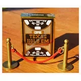karte za poker "GOLD EDITION" 100% plastika jumbo index, crne