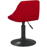 vidaXL Vrtljivi jedilni stoli 2 kosa vinsko rdeč žamet, (20945521) | Shoptok.si