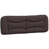 Maison Chic Posteljno vzglavje - Vzglavna omarica - Vzglavna stranica temno rjava 160 cm blago, (21704178) | Shoptok.si