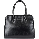 Shelvt Black handbag with a handle and three compartments | Shoptok.si