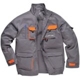 MONSUN Radna bluza Contrast/ siva/narandžasta | Eponuda.com