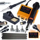 Rosfix 2-V-1 SPAJKALNA POSTAJA (HOT-AIR IN 900M) ORANGE HUSKY OH660 SERIES ELECTRIC S + PP PLASTIC WELDING FILLER BLACK 10PCS 20CM, (21746553) Cene