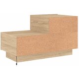  Noćni ormarić s LED svjetlima boja hrasta sonome 70x36x40,5 cm | shoptok.hr