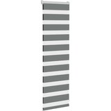 vidaXL Zebra senčilo temno sivo 50x100 cm tkanina širina 45,9 cm | Shoptok.si