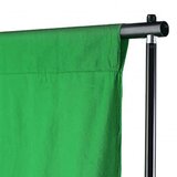  Pozadina pamučna bez stalka zelena 600 x 300 cm chroma key | shoptok.hr