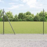 Euro Ograđivanje s Betonskom Bazom 10 x 1,4 m Siva Mreža | shoptok.hr