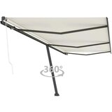 vidaXL prostostoječa avtomatska tenda 600x300 cm krem | Shoptok.si
