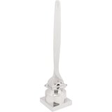 vidaXL Skulptura Srebrno 26 x 26 x 110 cm Aluminij | shoptok.hr
