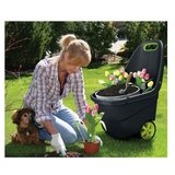 Keter Baštenska kolica EasyGo XL 62 l crna CU 228917 | ePonuda.com