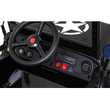  Otroški avto na akumulator Retro Military 4x4 - črni | Shoptok.si