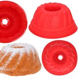 springos 23 cm silikonski model za velikonočne torte, za peko, rdeč., (21629935) Cene