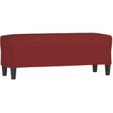  Klupa Crvena boja vina 100x35x41 cm od tkanine | shoptok.hr