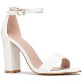 La Modeuse Sandali & Odprti čevlji 63501_P144518 Bela Cene