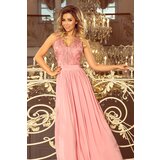 Numoco Long dress with lace neckline | Shoptok.si