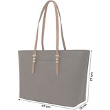 Michael Kors Shopper torba smeđa / tamno smeđa | shoptok.hr