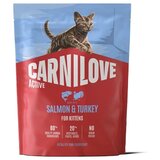 Carnilove Cat Active Kitten, briketi - losos in puran 400 g | Shoptok.si