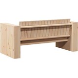  Vrtni kauč Prirodna 134 x 60 x 62 cm Čvrsto borovo drvo | Eponuda.com