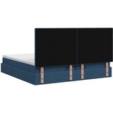  od pjene s madracem i LED-om Plava 200 x 200 cm Tkanina | shoptok.hr