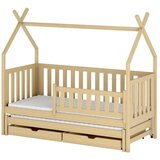  Drveni dječji krevet Simba s ladicom - svijetlo drvo - 180x80 cm - Bez madraca | shoptok.hr