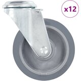 vidaXL Okretni kotačići s otvorom za vijke 12 kom 100 mm | shoptok.hr